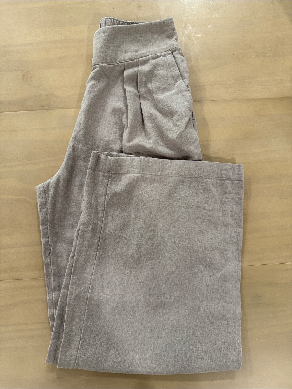 Abercrombie & Fitch Pull On Linen Pants Size XS - Picture 4 of 8